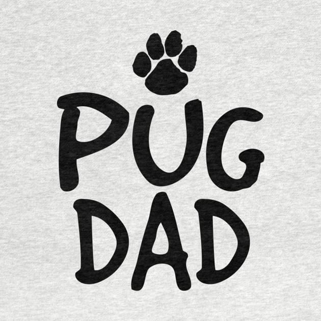 Pug Dad by nametees